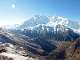 11 Lamjung Himal, Annapurna II and Annapurna IV From The Trail To Chulu Far East Base Camp 